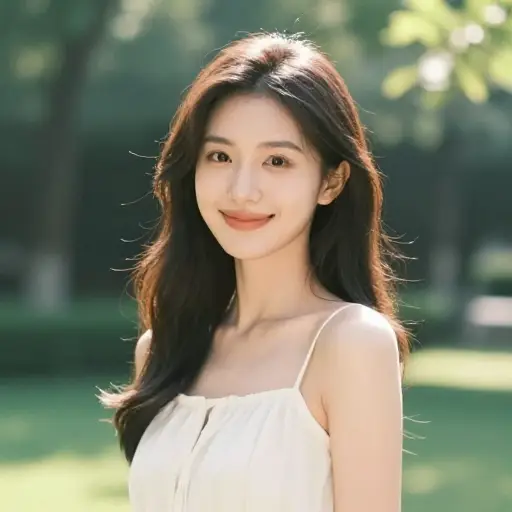 她非常美丽。