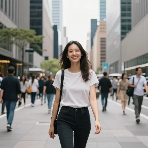 城市生活方式似乎很适合她——她看起来确实很好。