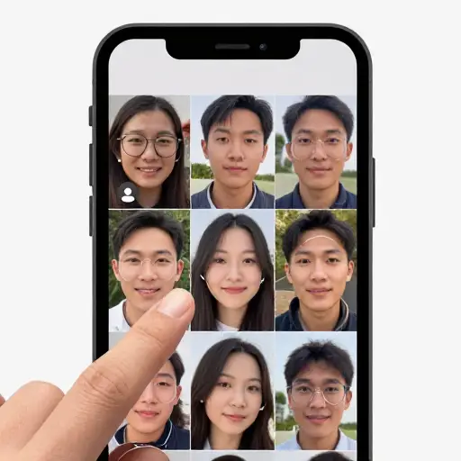 请在那张集体照里标记我。