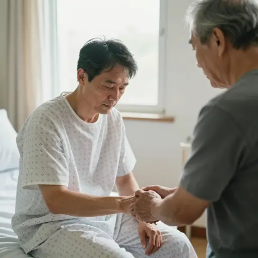 那次濒死经历给了他修复生命中每一段破裂关系的推动力。