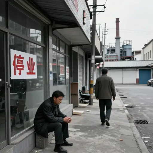 经济危机导致生活水平急剧下降。