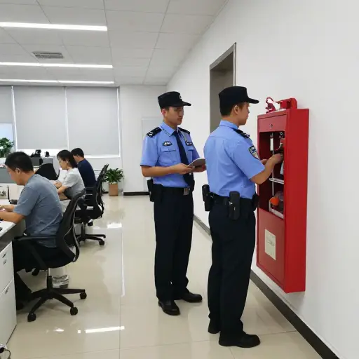 在我们公司，安全检查是例行程序。