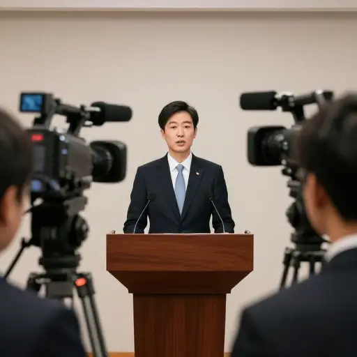 候选人向媒体发表了声明。