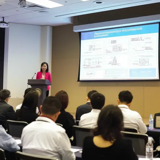 她将在下个月的医学会议上发表研究成果。