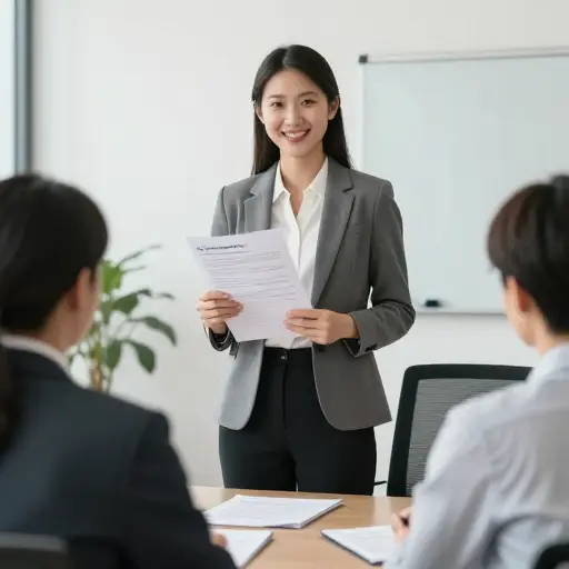 对于这个职位，她无疑是最佳人选。