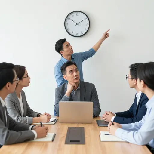 我们需要弄清楚他为什么迟到。