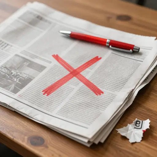 报纸完全弄错了这个故事。