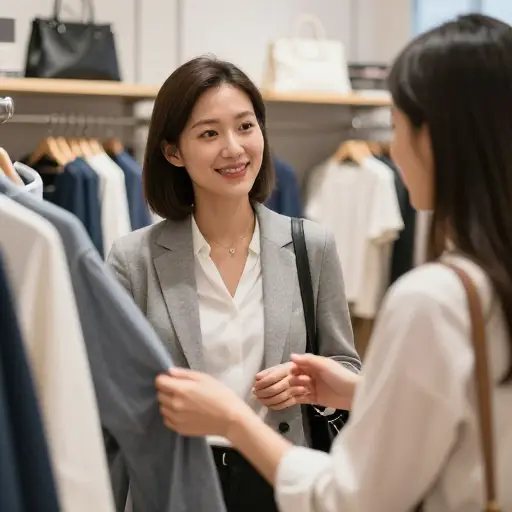 一名优秀的女销售员需要理解顾客的需求。