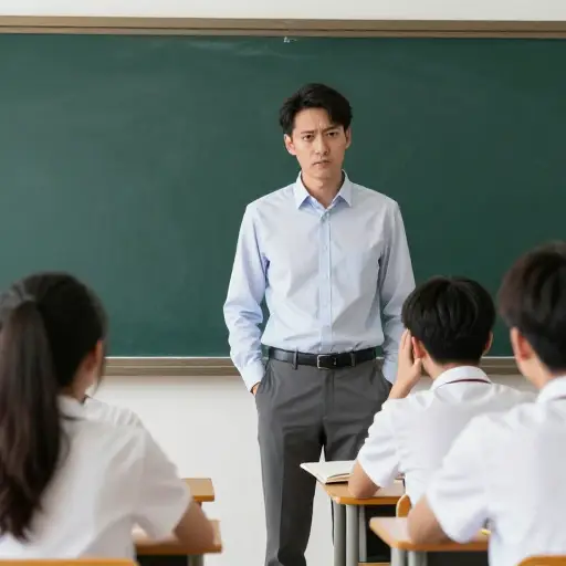他是个好老师，但倾向于对学习慢的学生有点不耐烦。