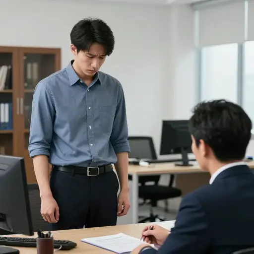他别无选择，只能为自己的错误道歉。