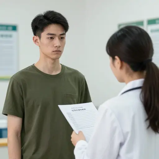 他糟糕的健康状况使他不适合服兵役。