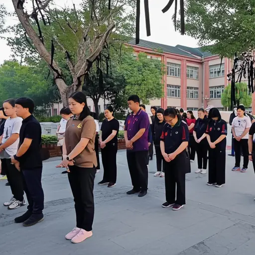 整个社区都在为这位敬爱的老教师的去世而哀悼。