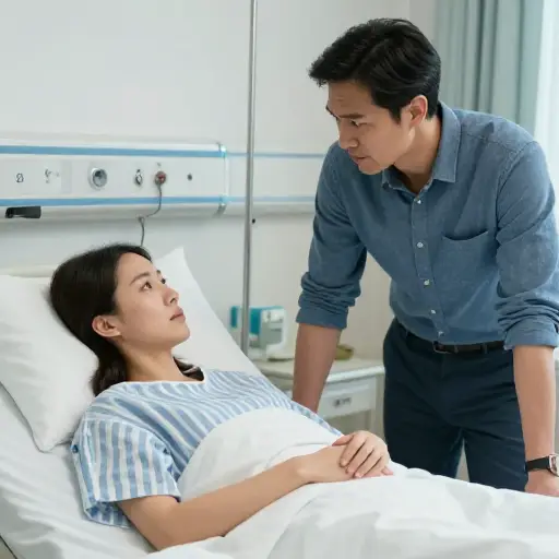 他非常担心她的健康。