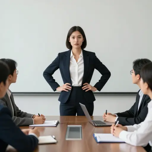 她非常明确地表示她说了算。