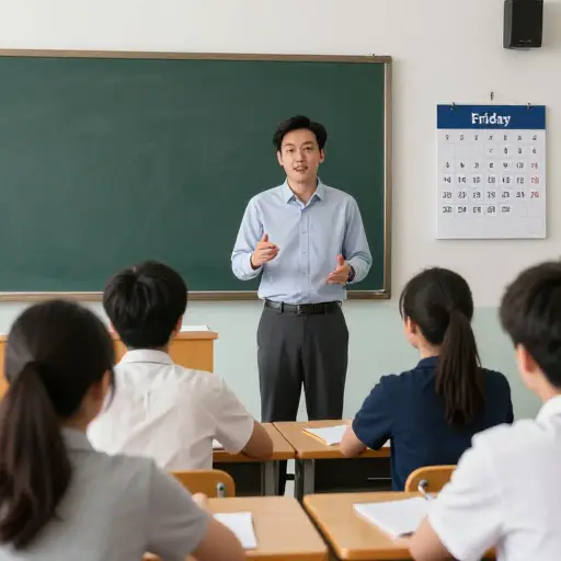 老师说我们必须周五前交作业。