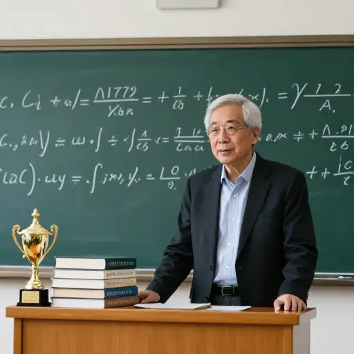 这位教授杰出的职业生涯长达四十多年。
