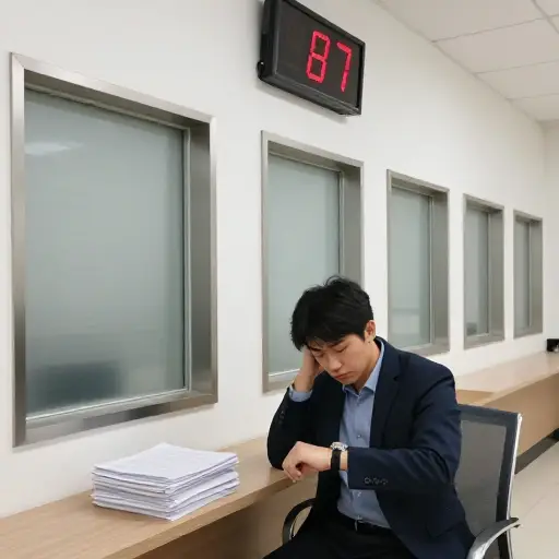 申请签证的官僚程序太繁琐，我们等了整整三个月。
