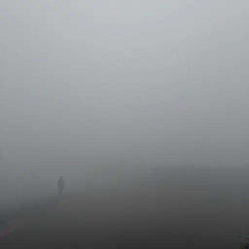 烟雾如此浓密，以至于我们无法看透。