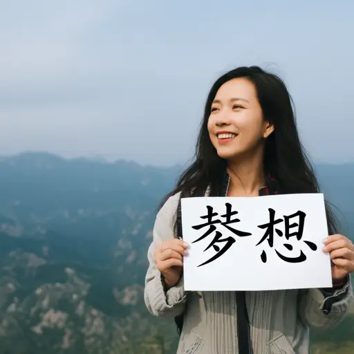 她终于意识到自己的梦想是可以实现的真实目标。