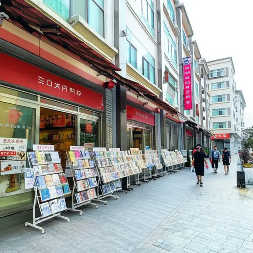 这条街上有两家书店。