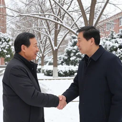 他在二月份接替了前任校长。
