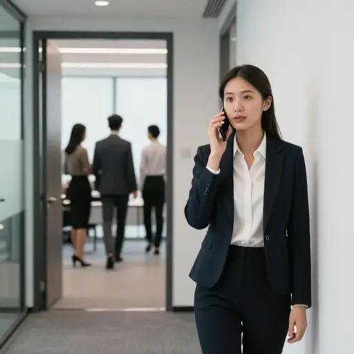 会议结束后她会给他打电话。