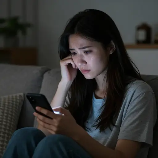 她发现杰里米一直在欺骗她。