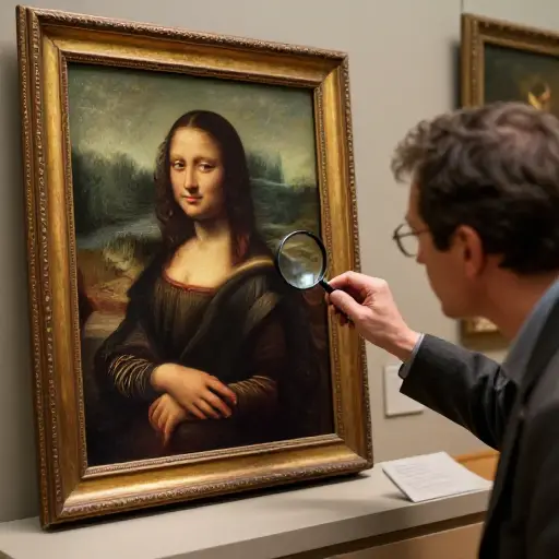 专家说这幅画是赝品。