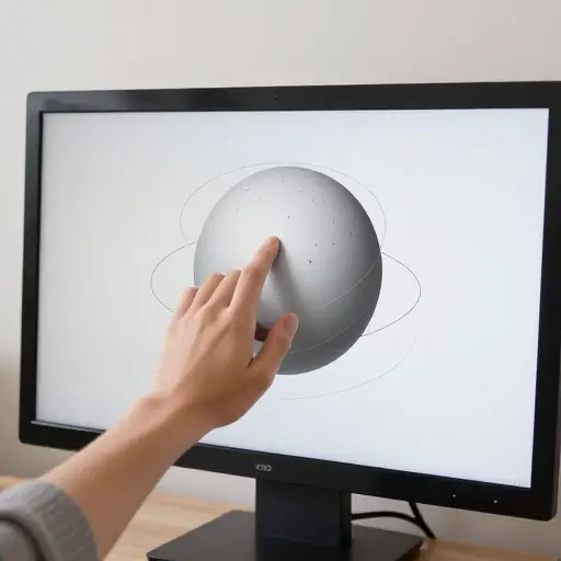 你可以旋转3D模型，从不同角度查看它。