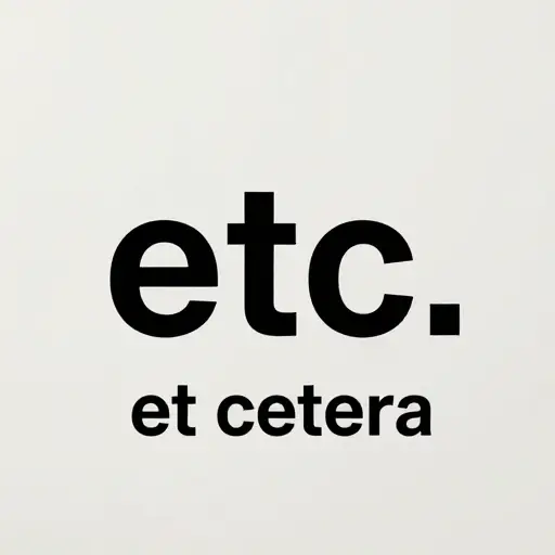 “etc.”是“et cetera”的缩写形式。
