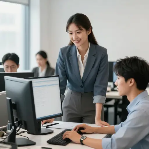 我们的经理会时不时地检查一下我们的进度，但大体上相信我们能管理好自己的工作量。