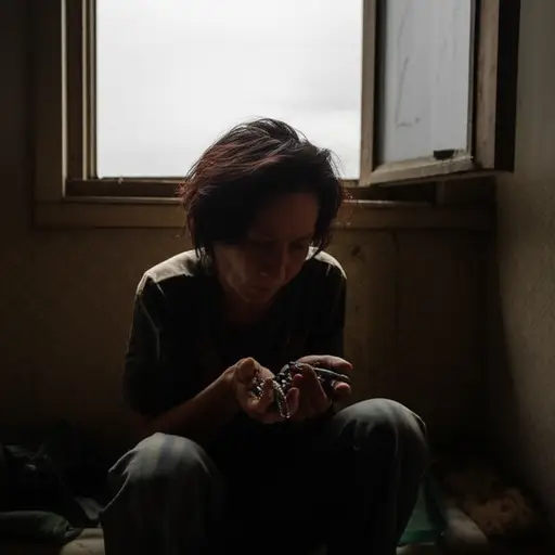 自从生病后，她变得更加拮据，不得不卖掉珠宝。