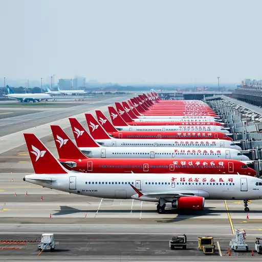这家航空公司运营着超过100架大型客机。