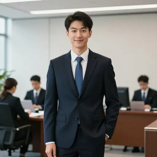 他去年成为了这家律师事务所的初级合伙人。