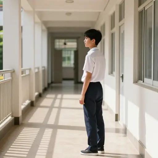 那就是我在学校看到的那个男孩。