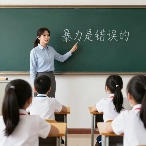 应该教导孩子们暴力是错误的。