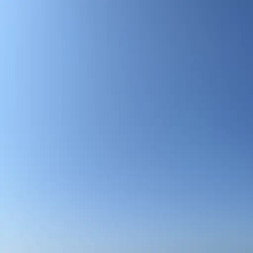 天上根本没有任何云朵。