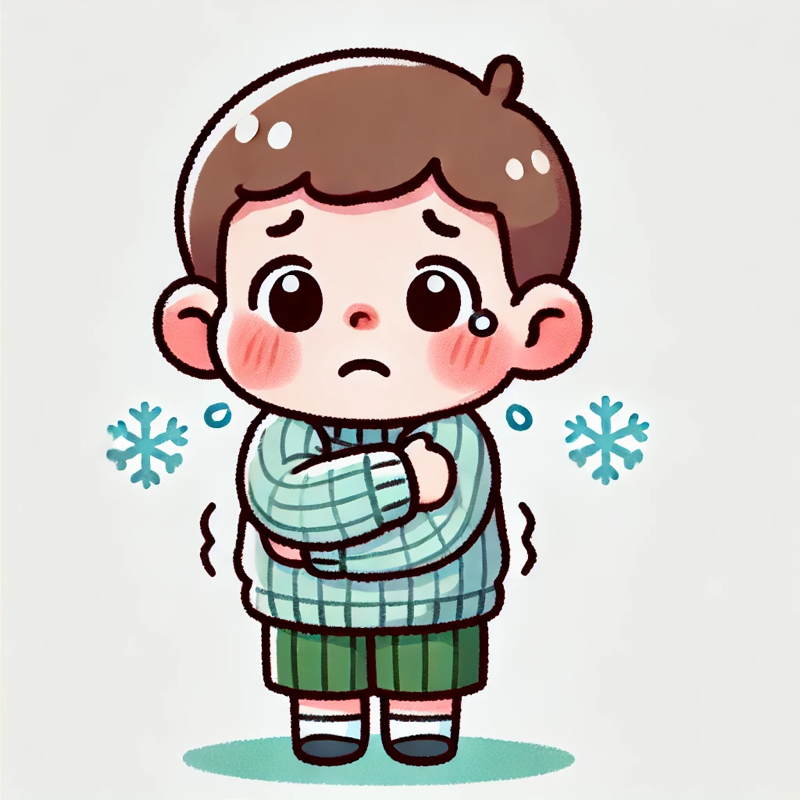 你应该穿上暖和的衣服。