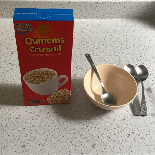 这盒麦片快吃完了。