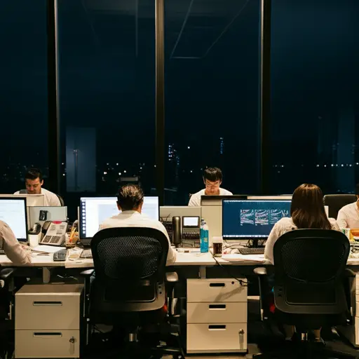 在这家公司，加班已成为一种常态。