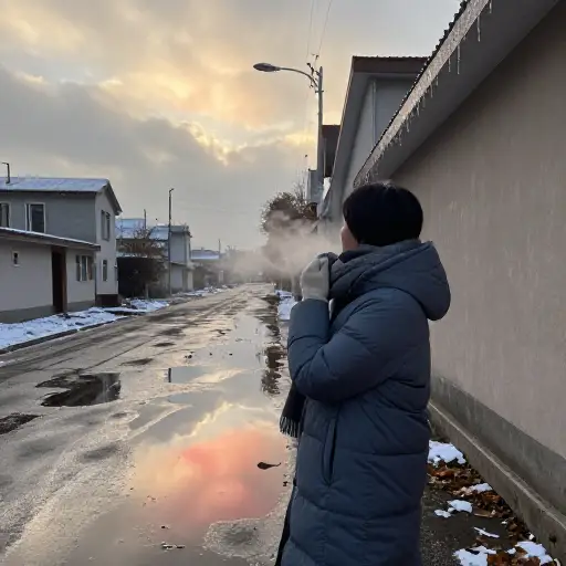 据说明天下午会下雪。