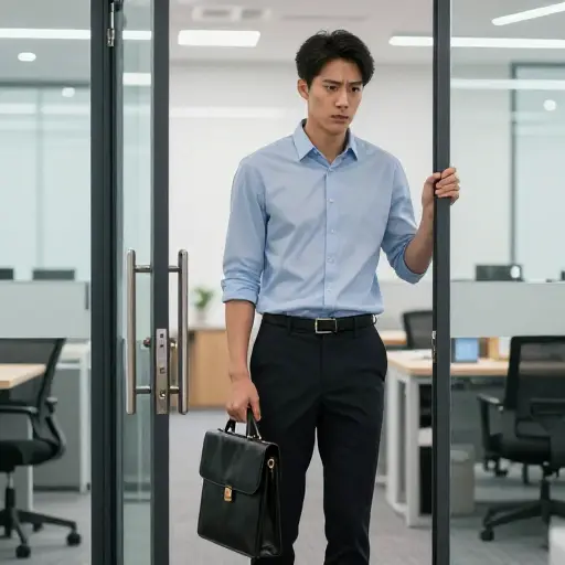 在新工作的第一天，我肯定会感到有点紧张。