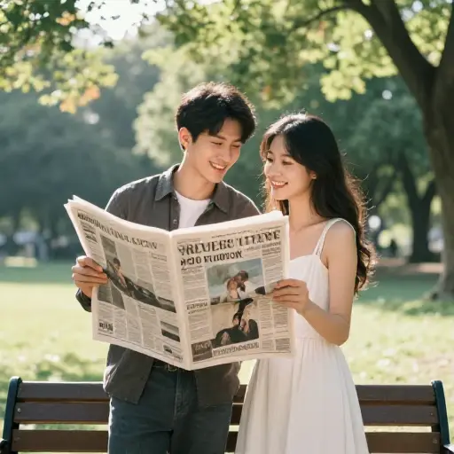 今早的报纸披露了这对夫妇打算结婚的消息。