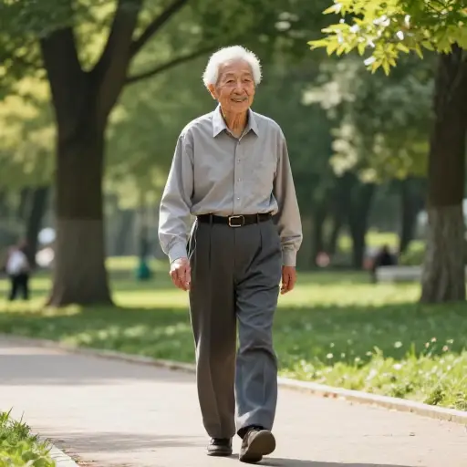他93岁了，依然很健康！