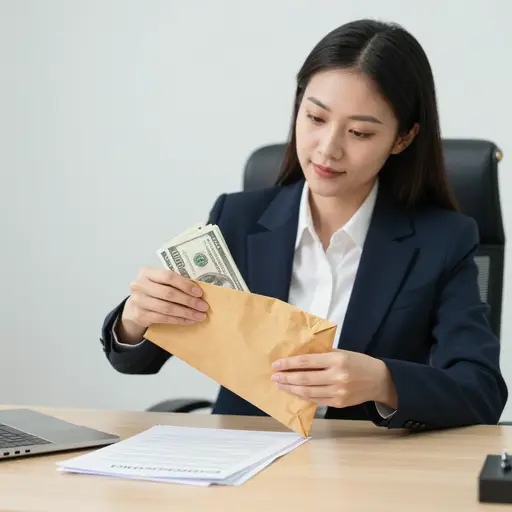 一位匿名的女商人向慈善机构捐赠了一大笔钱。