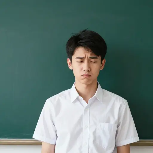 我记得有一天在学校，因为我把眼镜忘在家里了，我感到多么无助。
