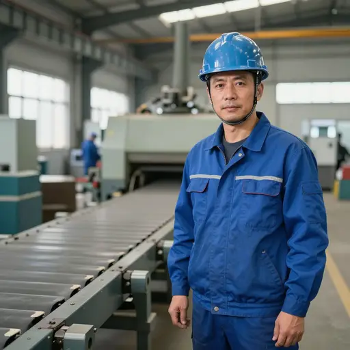 他是一名工厂工人。