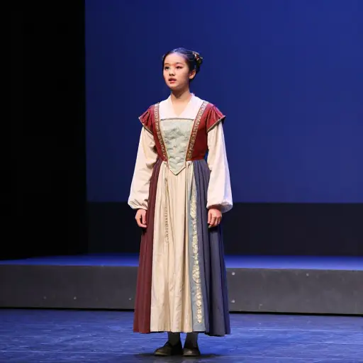 她在学校戏剧中作为麦克白夫人给出了精彩的表演。