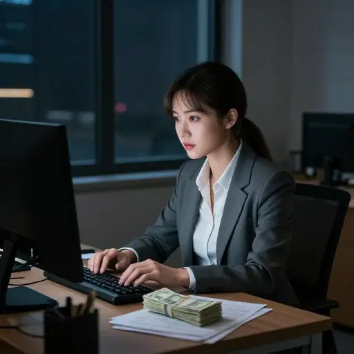 他们付给她额外工资让她上夜班。