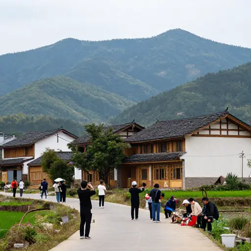旅游业慢慢唤醒了这个曾经沉寂的村庄。